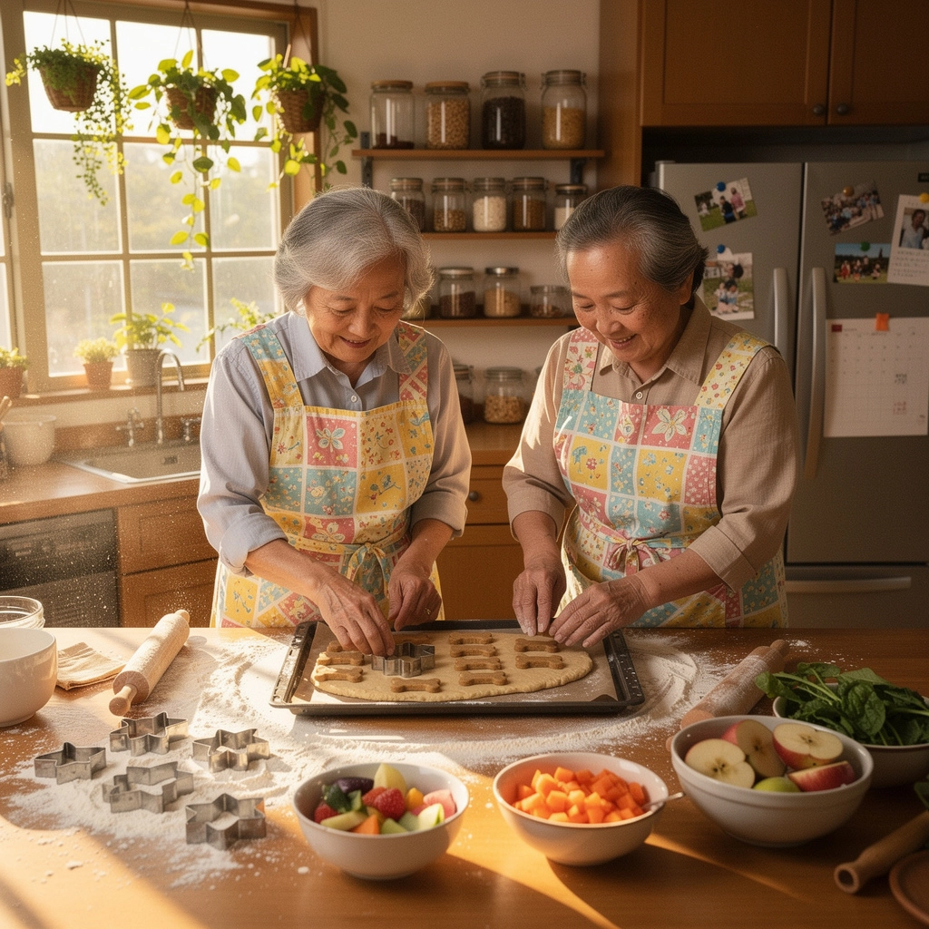 ペットシャンプーやケア用品の棚