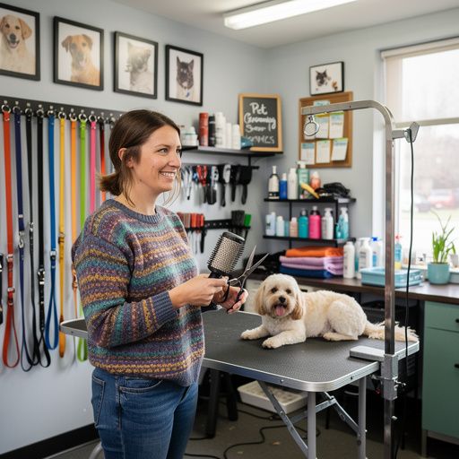 ペットのための定期的な健康診断を受ける犬の写真